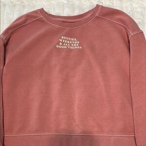Pink Graphic Sweatshirt